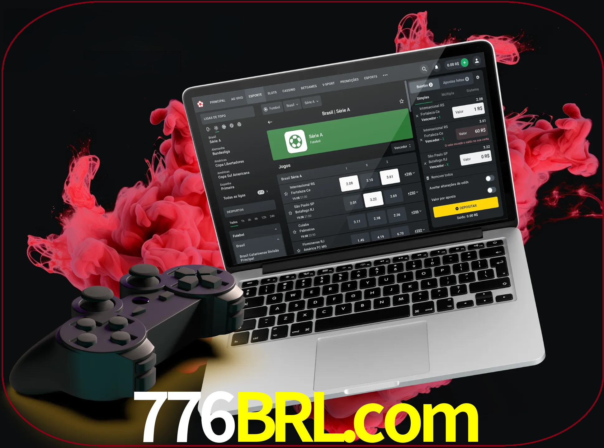 Visite a secção especial de jogos de vídeo em 776brl para descobrir em que jogos pode apostar e ganhar muito dinheiro.
