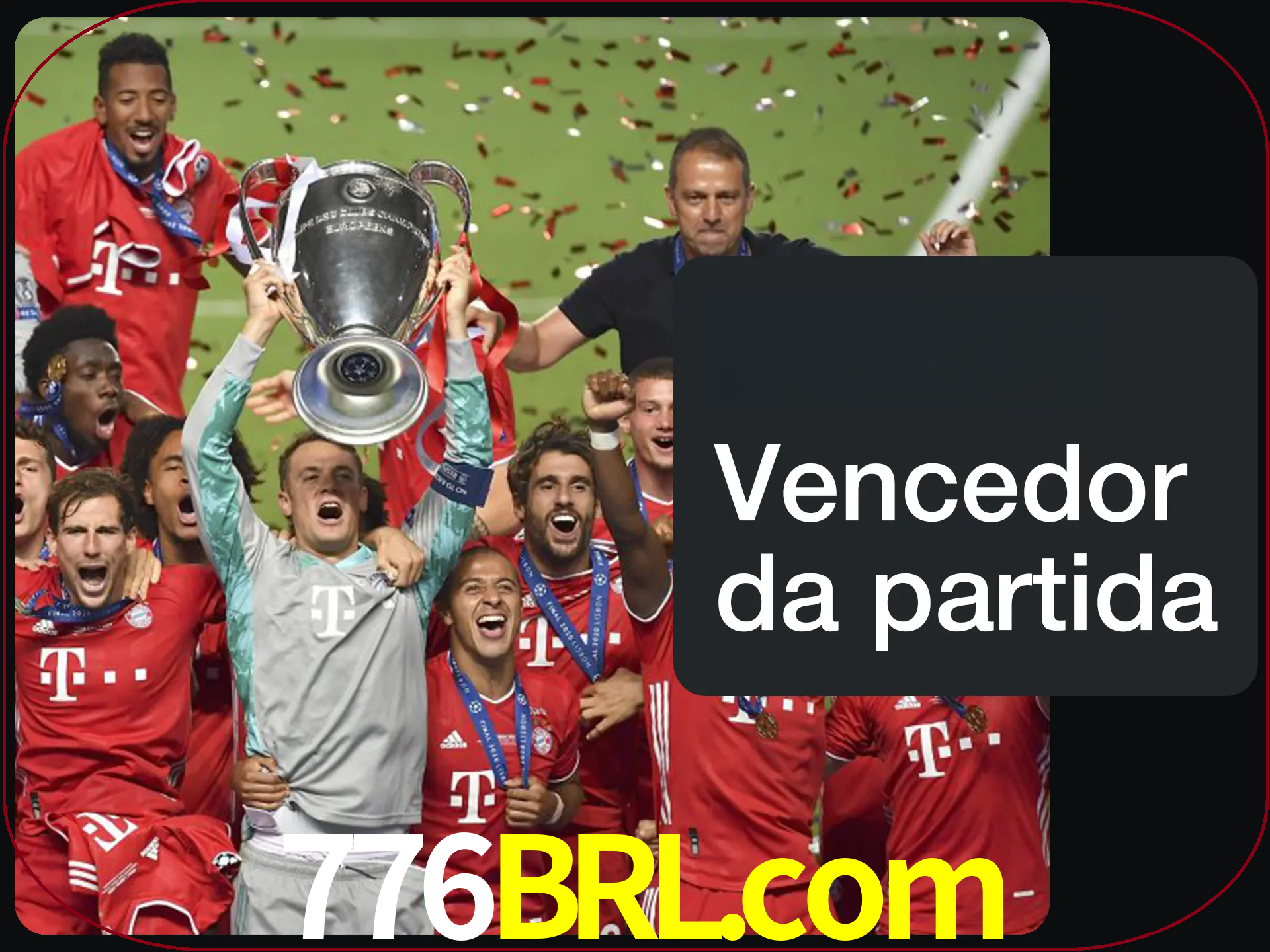 Aposte no vencedor e ganhe uma grande quantia de dinheiro.