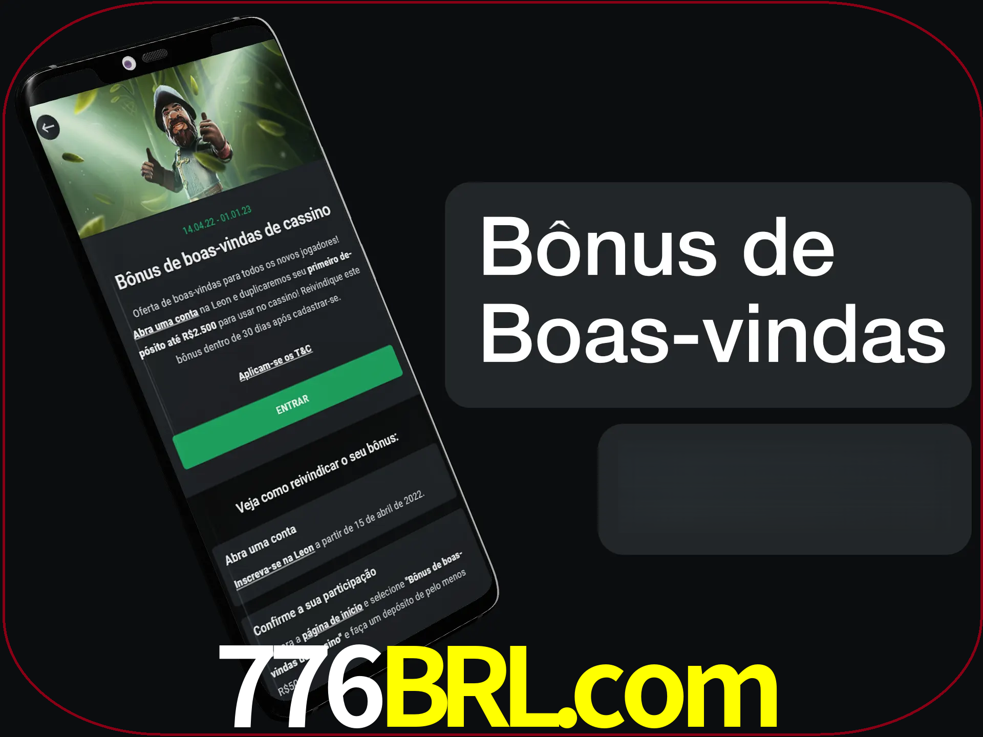 Não se esqueça de usar o bônus de boas-vindas.